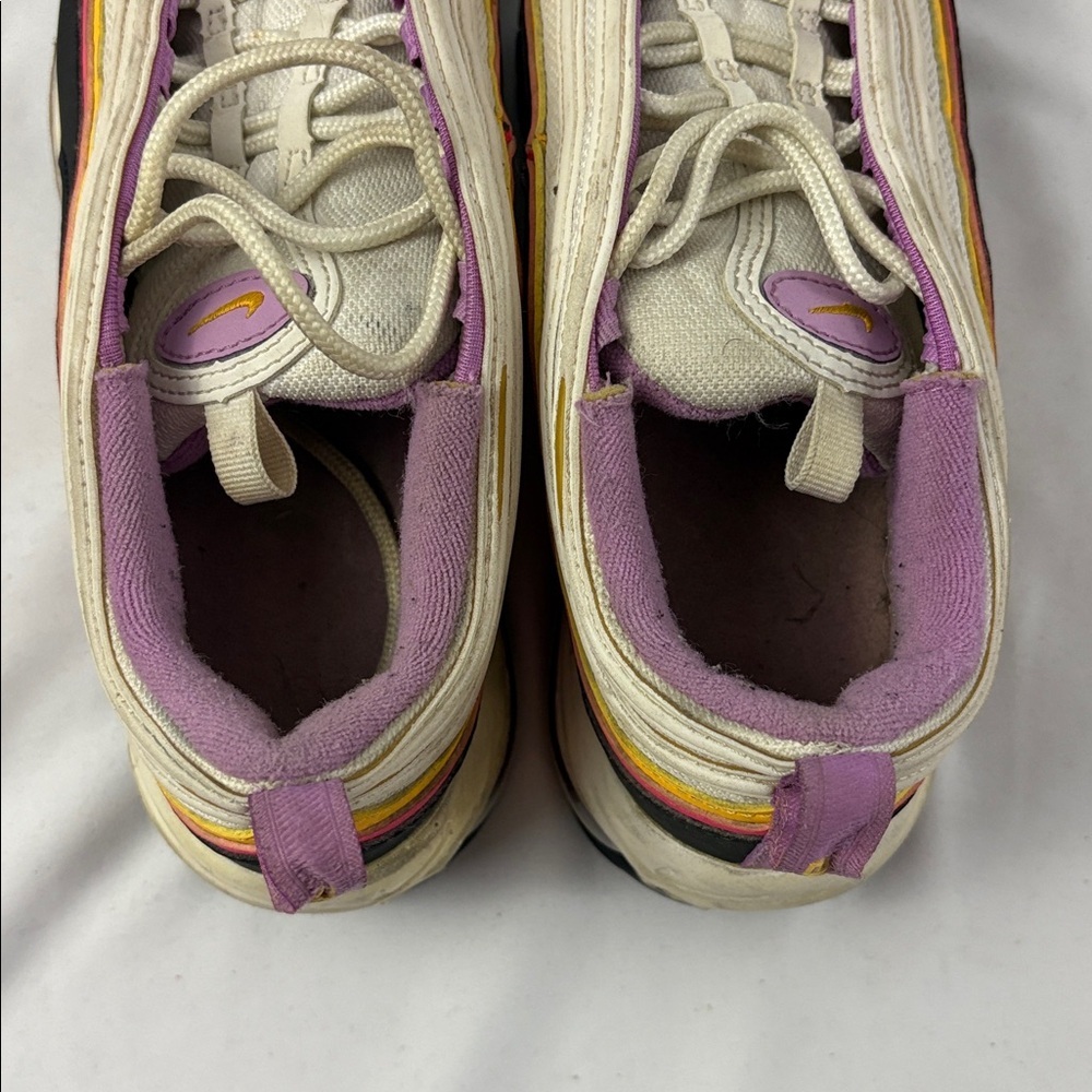 NIKE Air Max 97 (GS) Dawn & Dusk White Multi Girls 5.5Y - Picture 10 of 11